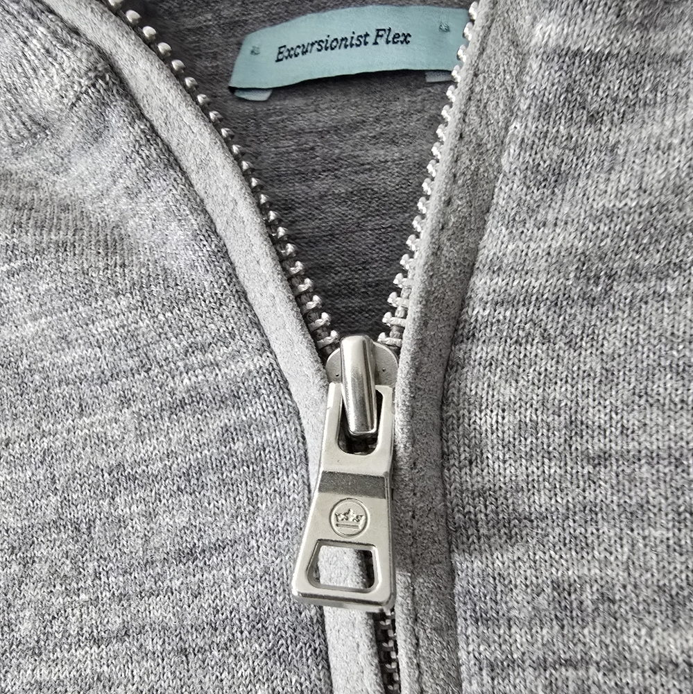 Peter Millar Crown Crafted Excursionist Flex pullover quarter zip Wool B… - Picture 4 of 11